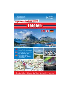 Lofoten 1:250 000 w/booklet Sightseeing Guides Car edition