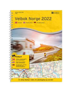Forside av Veibok Norge 1:500 000 kart