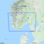 Dekningsområdet Veikart Sør-Norge Sør kartet