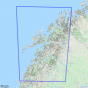 Dekningsområdet Veikart Nord-Norge Sør kartet
