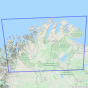 Dekningsområdet Veikart Nord-Norge Nord kartet