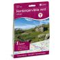 Cover image for Hardangervidda Vest 1:100 000 map