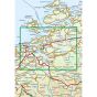 Kartenabdeckung fürt Fjordruta 1:100 000 karte