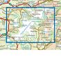 Kartenabdeckung fürt Jostedalsbreen Nasjonalpark 1:50 000 karte