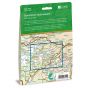 Baksiden av Breheimen Nasjonalpark 1:50 000 kartet