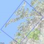 Map area for Lofoten 1:250 000  map