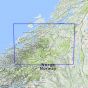 Map area for The Atlantic Coast /  Dovrefjell 1:250 000  map